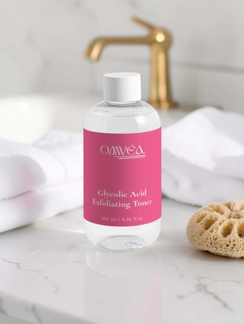 Glycolic Acid Exfoliating Toner bottle close-up